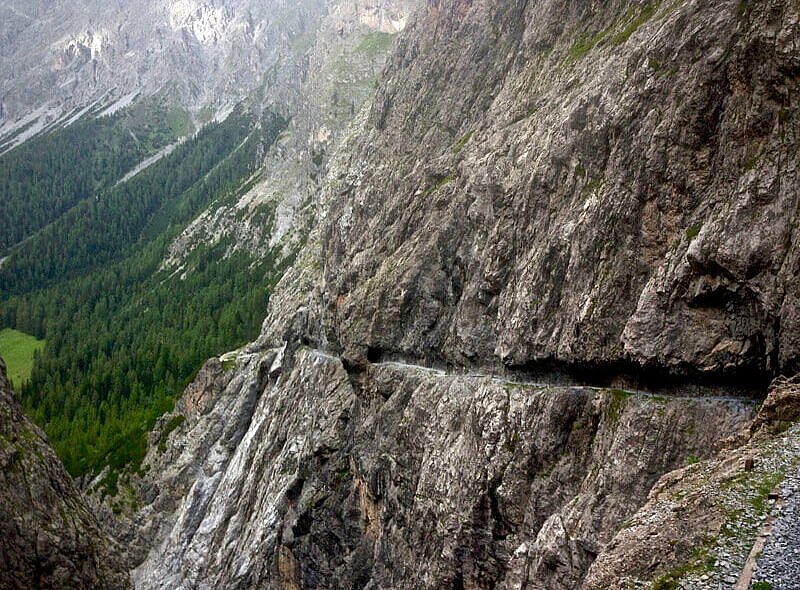 Blick zurück in die Schlucht
