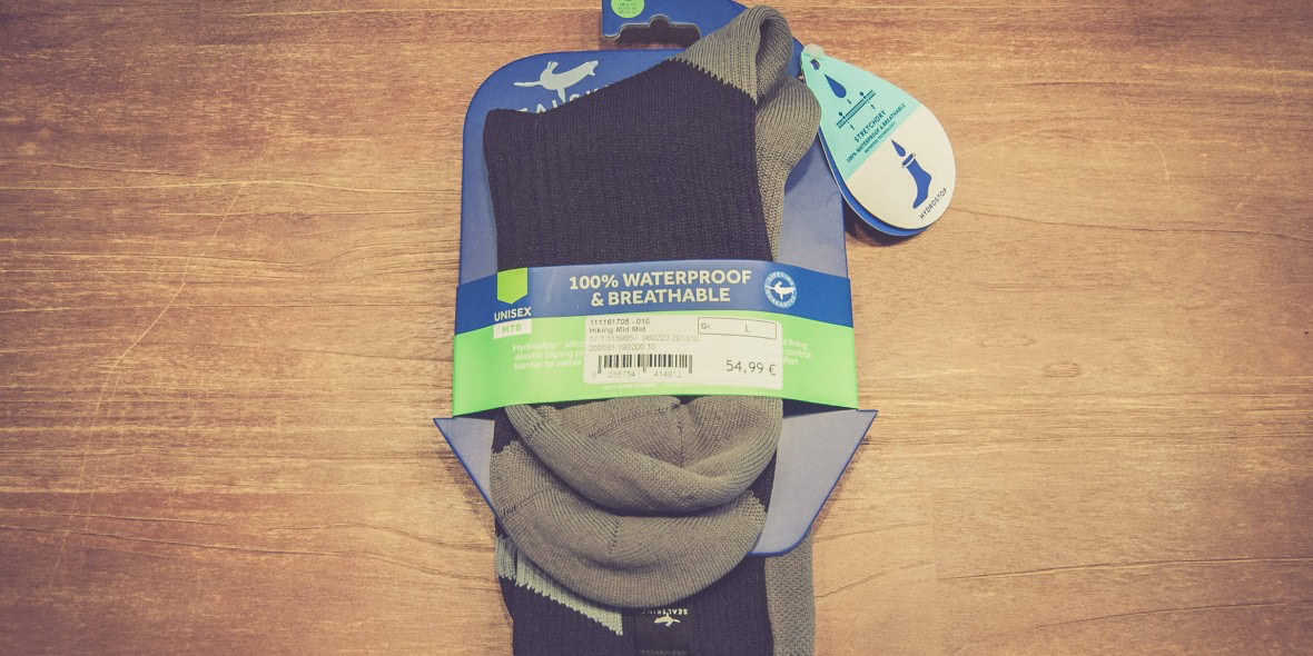 Wasserdichte Mountainbike Socken von Sealskinz