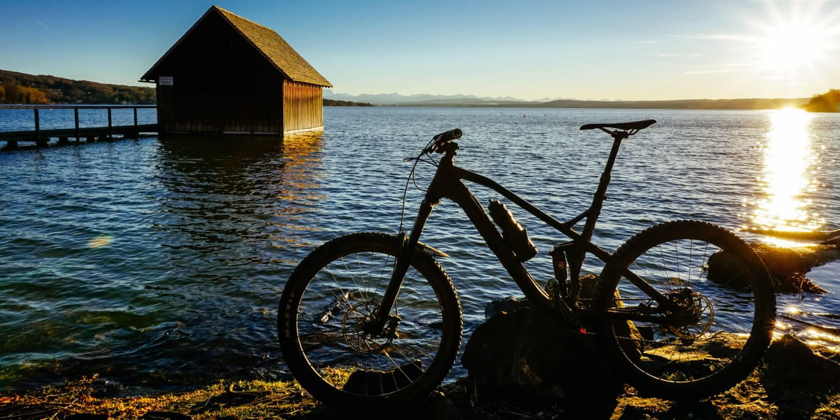 Mountainbiken am Ammersee