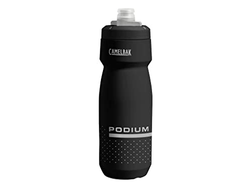 CAMELBAK Unisex – Erwachsene Podium Wasserflasche, 001 Black/Grey, 710 ml