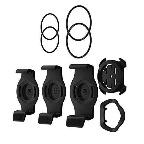 QuickFit Fahrradhalterung für Garmin fenix , quatix 6 / 7 Serie, epix, Enduro und tactix Serie. Einfache Montage Ihrer Smartwatch direkt am Lenker. Mit Adaptern in 3 Größen