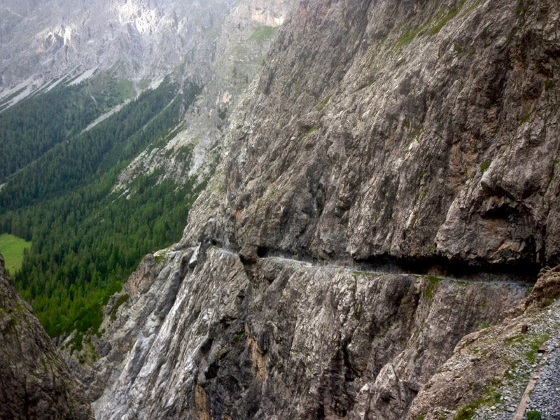 Blick zurück in die Schlucht