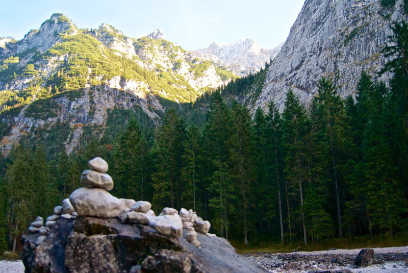 Steinmännchen an der Bockhütte