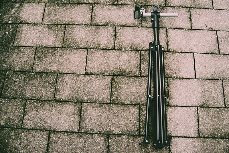 Wie ein Stativ: der Red Cycling Products PRO Montageständer