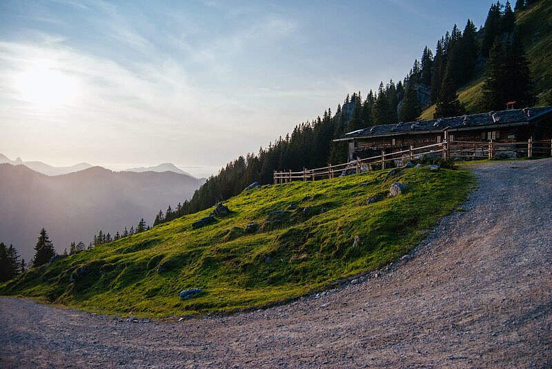 Kurz nach der Wildfeldalm