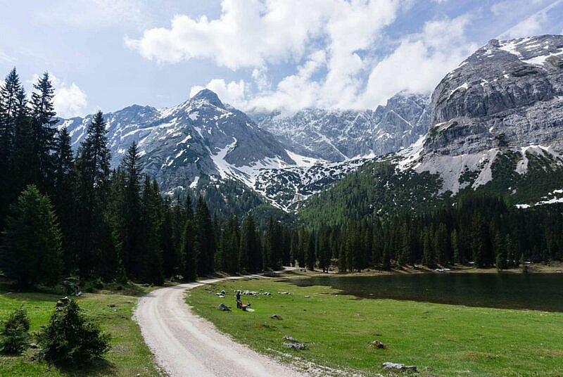 Abfahrt am Igelsee