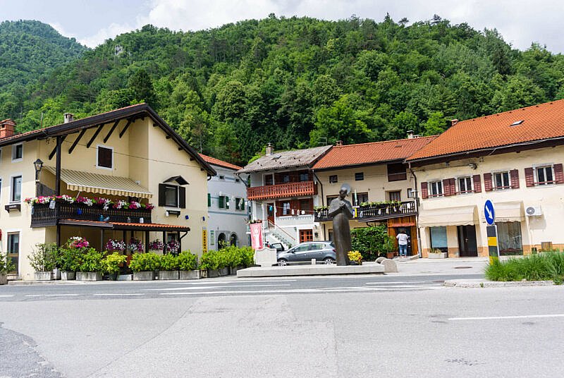 Das Zentrum von Kobarid
