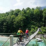 Mit dem MTB von Bovec nach Kobarid durch’s Soča Tal