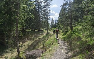 Die letzten Meter vor der Hochkopfhütte