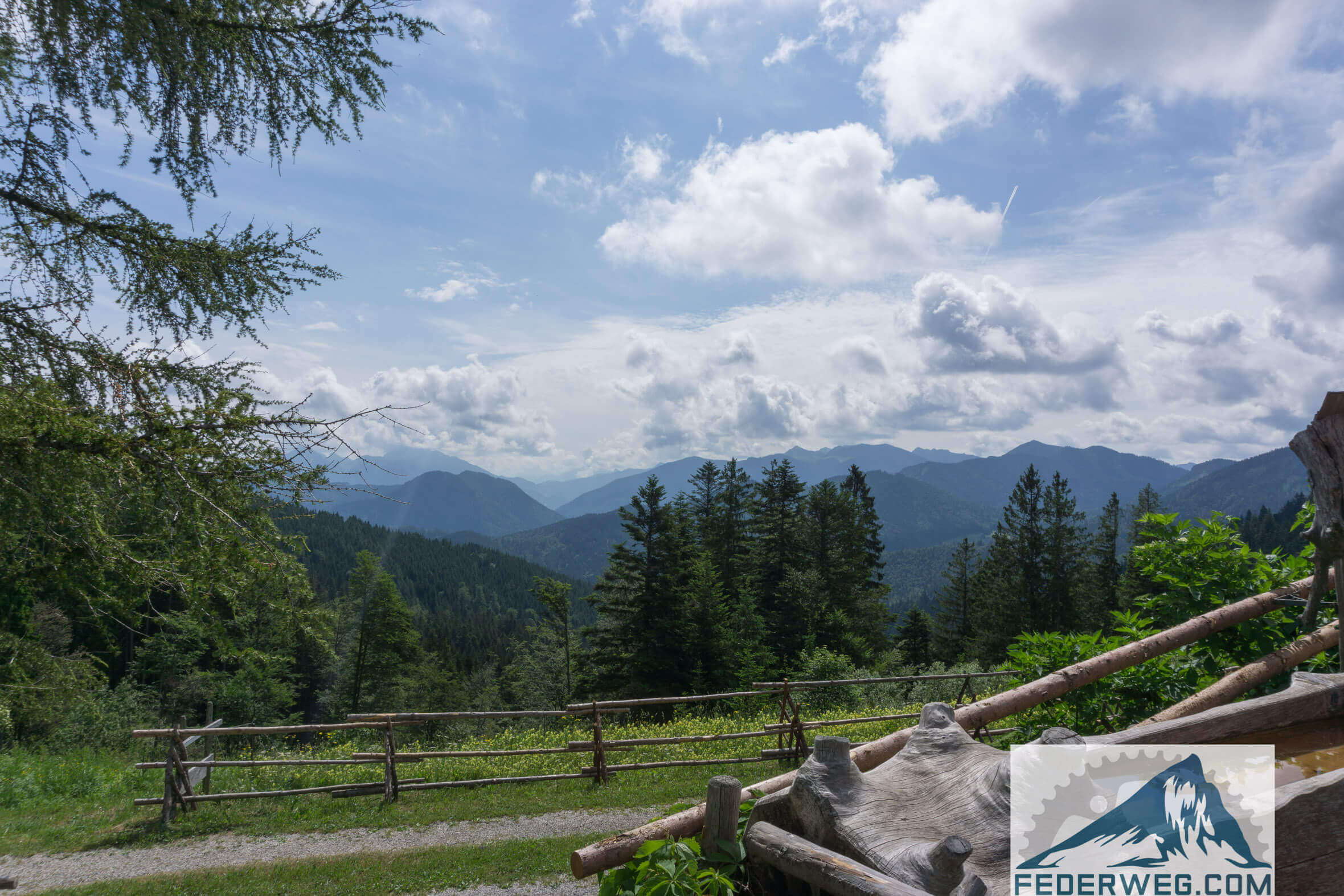 Panorama von der Gindelalm