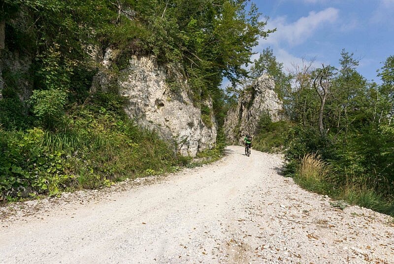 Uphill nach Čepovan