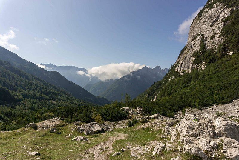 Panorama am Vršič-Pass
