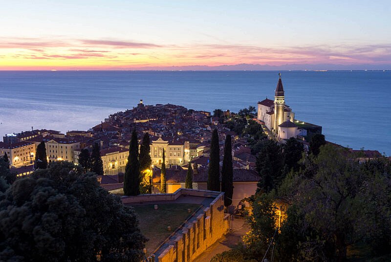 Piran Sonnenuntergang