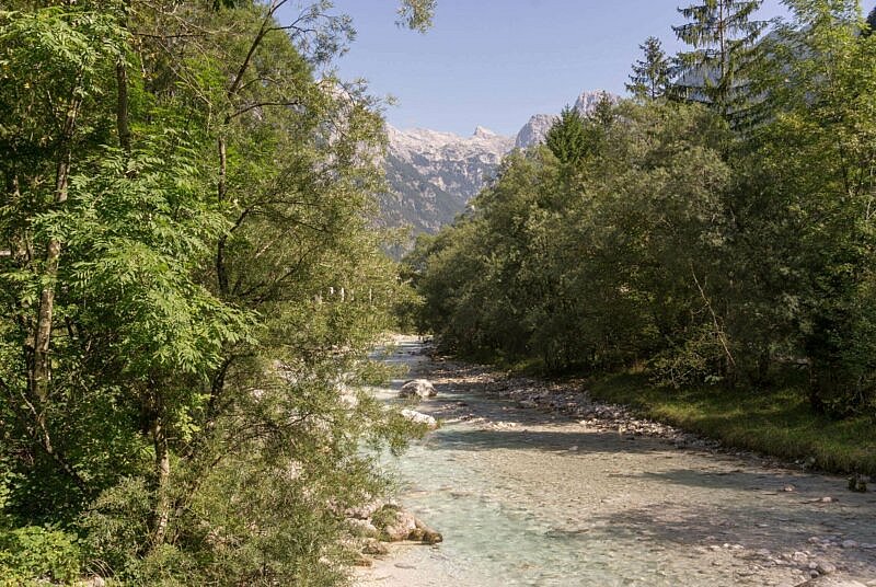 Mit dem Mountainbike durch das Soca Tal