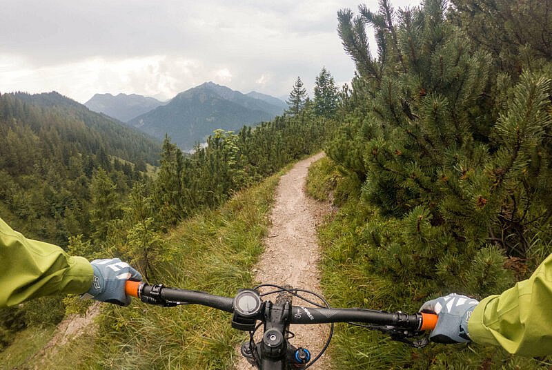 Trail vom Trainsjoch