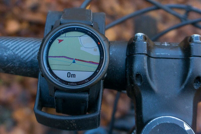 Navigation am Mountainbike mit der Fenix 6