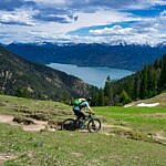 MTB-Tour am Walchensee mit dem anspruchsvollen Snakeline Trail