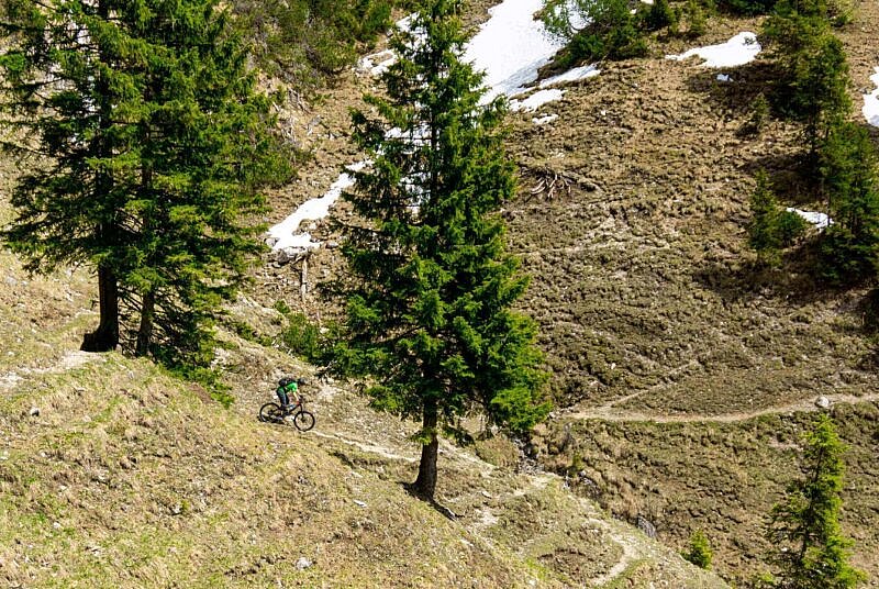 Trail zur Ohlstädter Alm