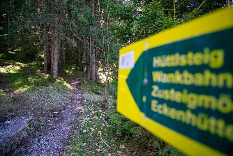 Einstieg Huettlsteig