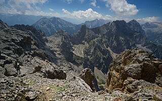 Blick von der Dreitorspitze