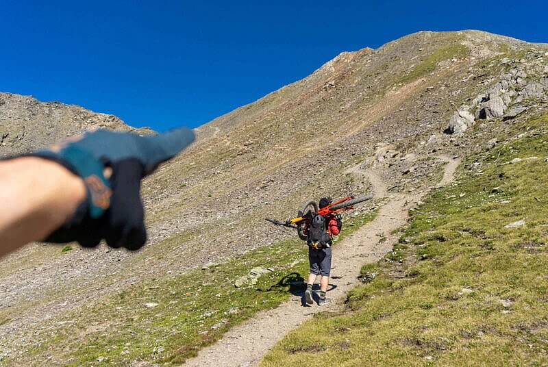 Passo Zebru Uphill