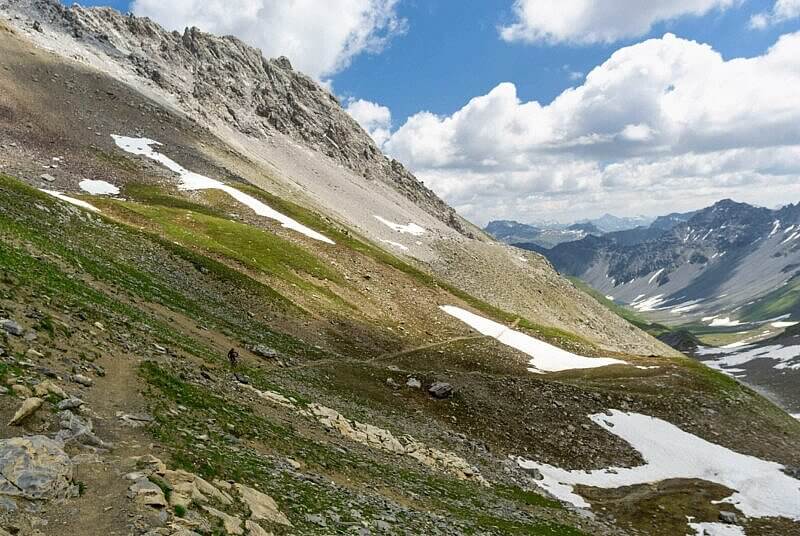 Abfahrt auf dem Älplisee Trail